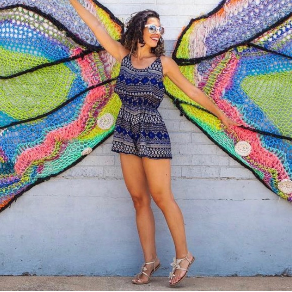 Blue romper